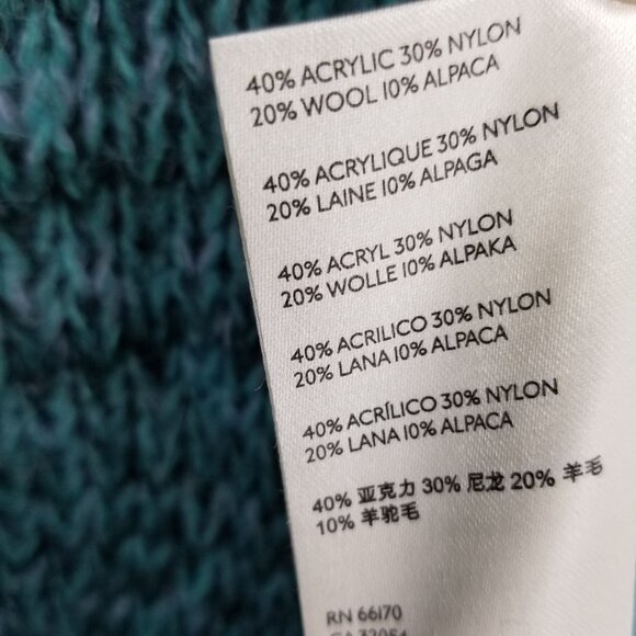 Free People Candy Stripe Waterfall Women's Wool and Alpaca Blend Sweater Size Sm - Picture 6 of 13